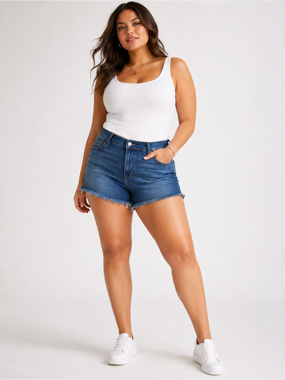 Joe’s Jeans Cut Off Denim Shorts Mid Rise Distressed Size 32 NWT